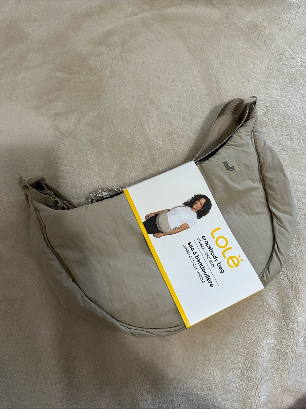 Lole Crossbody Bag in Light Taupe